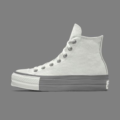 Custom Chuck Taylor All Star Platform High Top Black