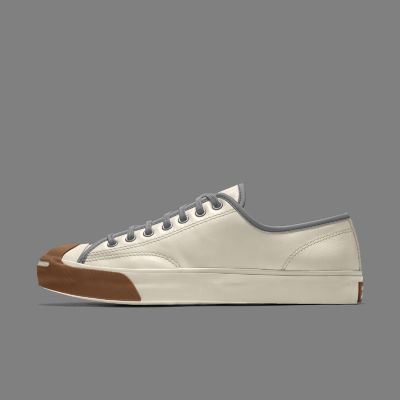 Custom Premium Leather Jack Purcell Low Top White